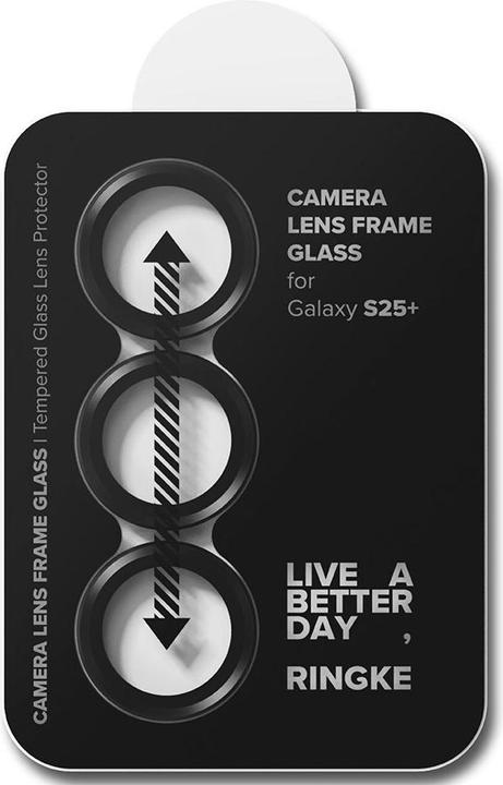 Actual product image Ringke Camera Frame Protector 2-pack for Samsung Galaxy S25+ Ultra - Black (2 pcs., Samsung Galaxy S25, Samsung Galaxy S25 Ultra)