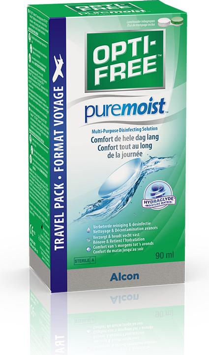 Image du produit Opti Free PureMoist, solution d'entretien pour lentilles de contact, 90 ml (Tout en un solution, 90 ml)