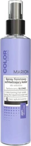 Marion Color Esperto Purple Color Cooling Spray Forond Dyed Hair 150Ml (Violettes Farbkühlspray für gefärbtes blondes Haar, 150 ml)
