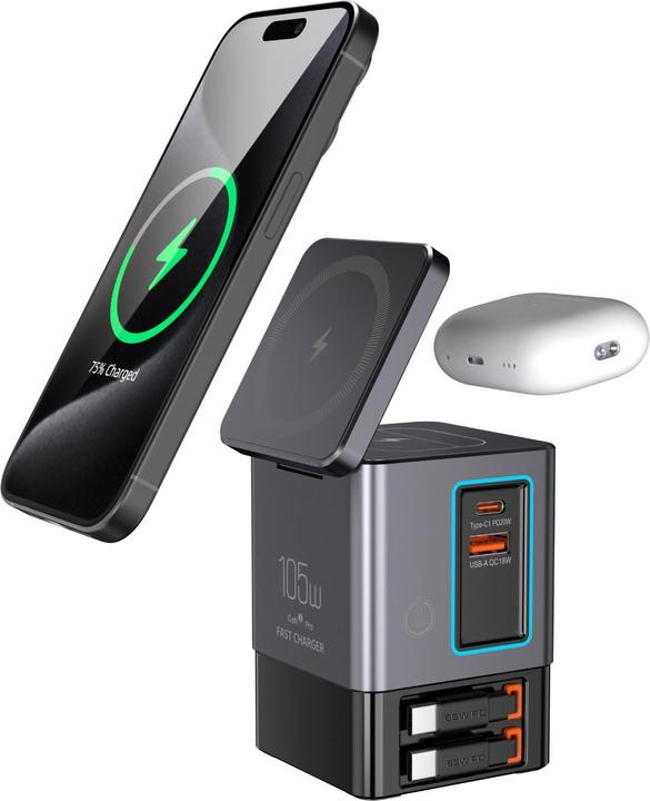 Actual product image Plutoos 6-in-1 Ladestation (105 W)