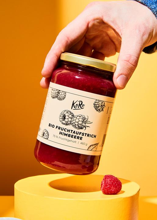 Actual product image KoRo Organic raspberry fruit spread (460 g)