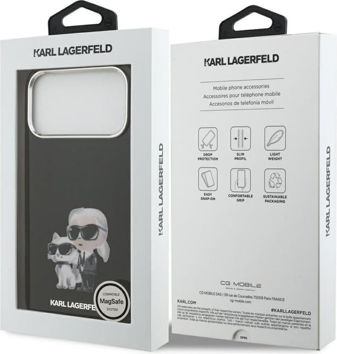 Actual product image Karl Lagerfeld - IML MagSafe - iPhone 17 Pro Max - Ikonik (Apple iPhone 17 Pro Max)