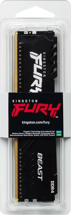 Actual product image Kingston FURY Beast (1 x 4GB, 2666 MHz, DDR4-RAM, DIMM)