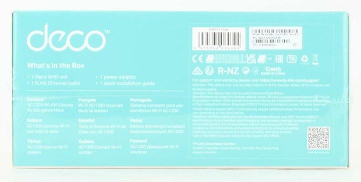 Immagine prodotto TP-Link Deco M4 AC1200 Dualband WLAN Mesh 1-pack