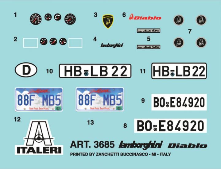 Produktbild Italeri Lamborghini Diablo