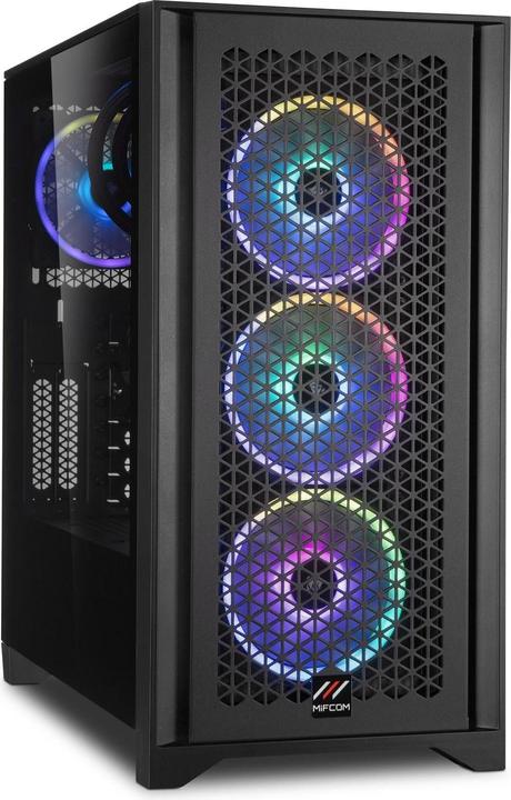 Actual product image Mifcom Savage RGB RTX3070 Core i7 12th Advanced (1500 GB, 32 GB, Intel Core i7-12700K, GeForce RTX 3070)