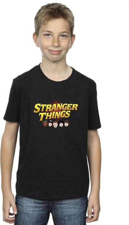 Produktbild Netflix Stranger Things Comic Heads TShirt Jungen (152, 158)