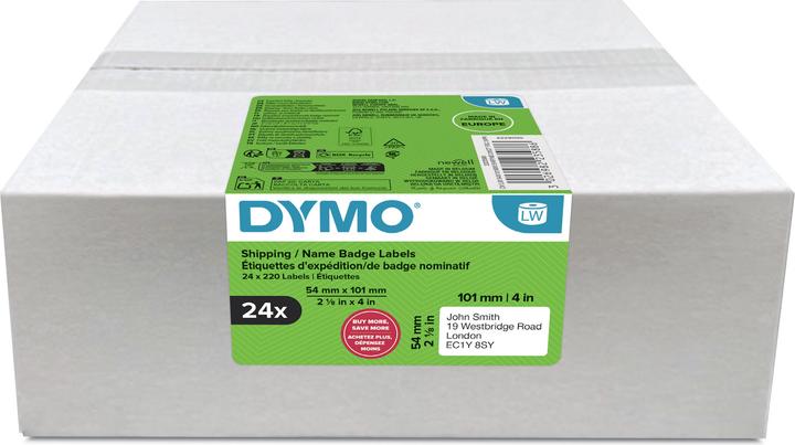 Produktbild Dymo Versand-/Namensschild-Etiketten Vorteilspack 54x101mm