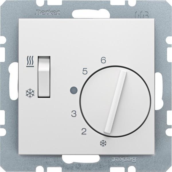 Produktbild Berker Raumtemperaturregler 20298989 S.x/B.x, pw. gl. Raumthermostat 4011334509059