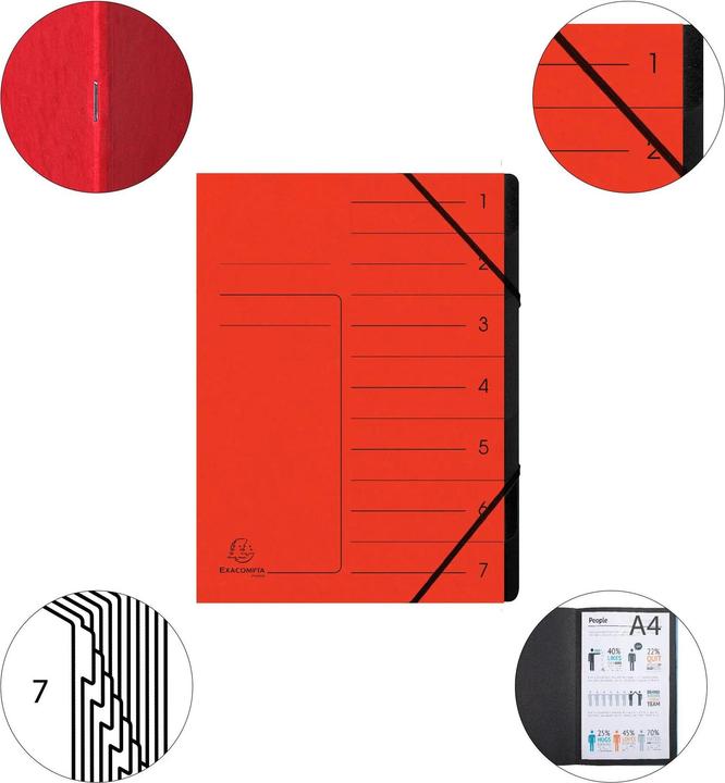 Actual product image Exacompta Stapled file folders (A4, 1x)