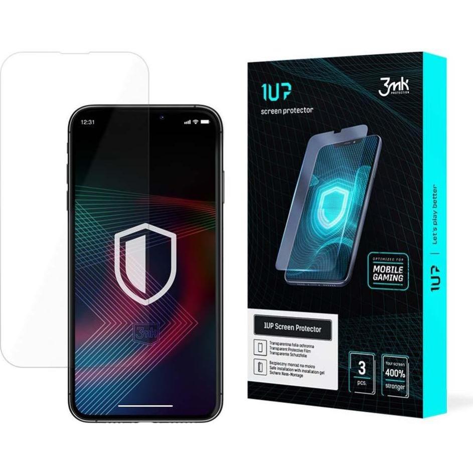 3MK Folia 1UP iPhone 14 Plus/14 Pro Max 6,7" Folia Gaming 3szt (3 Stück, Apple iPhone 14 Pro Max), Smartphone Schutzfoli...