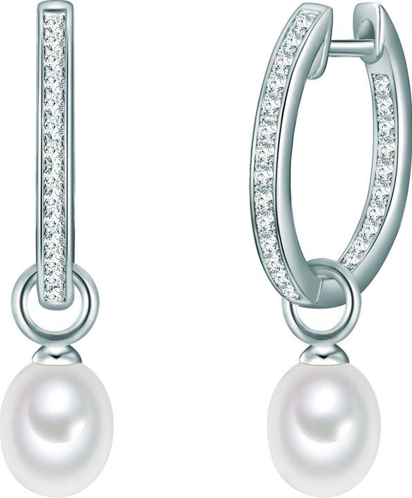 Immagine prodotto Valero Pearls Donna Argento Cubic Zirconia Perle d'acqua dolce coltivate argento - 11900 (Argento 925, Perle)