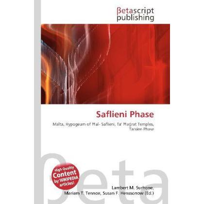 Saflieni Phase, Fachbücher
