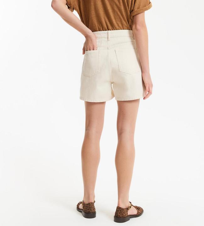 Produktbild La Redoute Collections Jeansshorts mit hohem Bund (36)