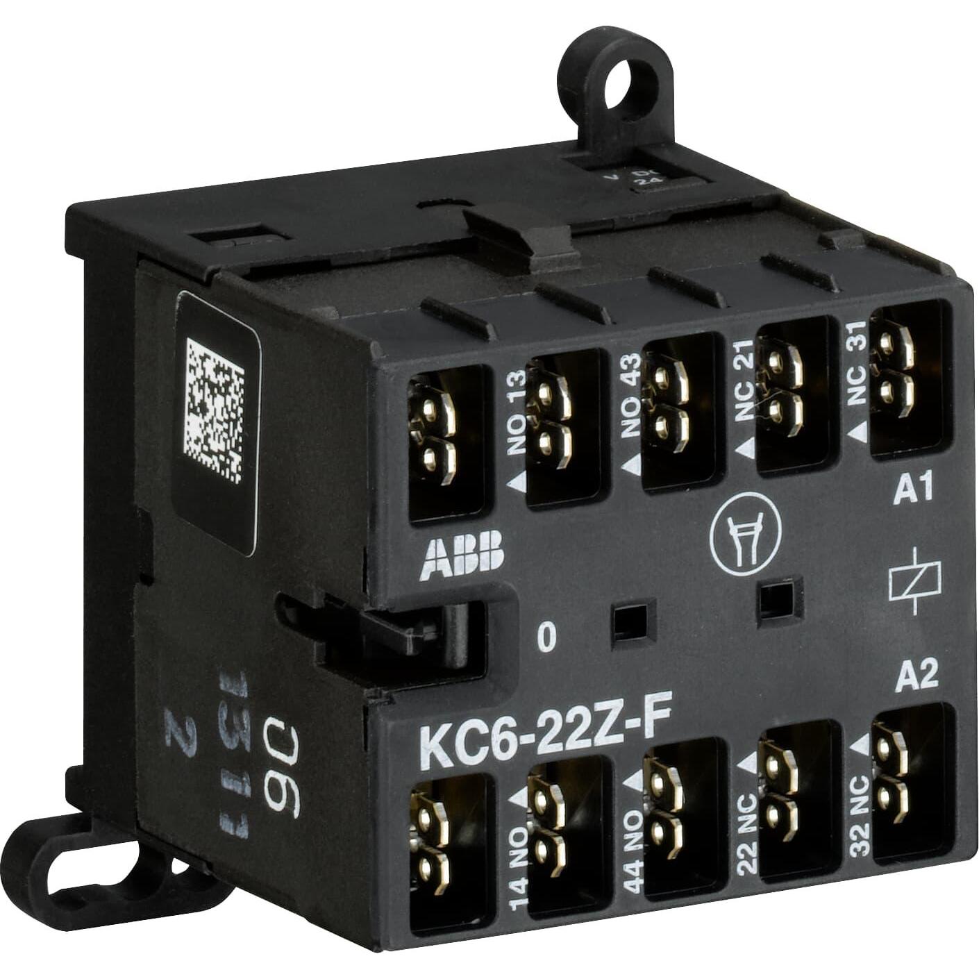 ABB KC6-22Z-F-04 Kleinhilfsschütz 110-125VDC GJH1213003R0224, Relais