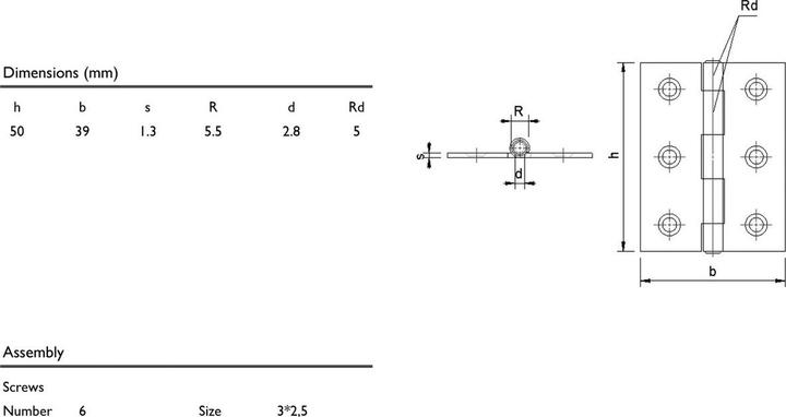 Produktbild Charmag Scharniere