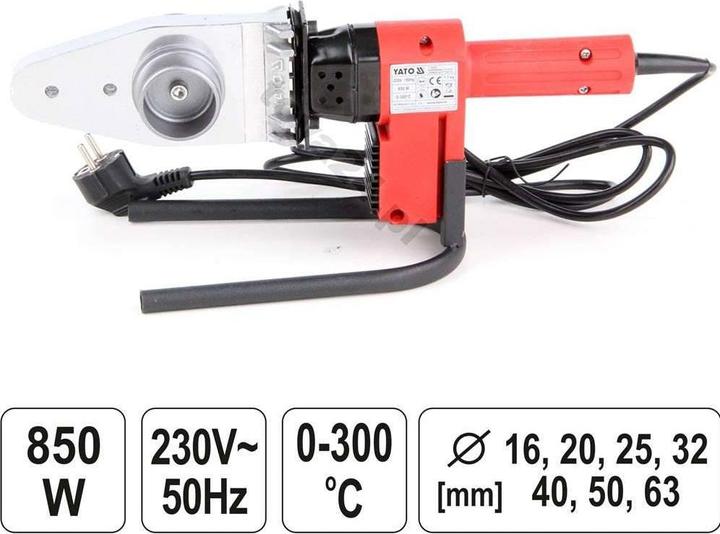 Produktbild Yato Profi Kunststoff-Muffen-Schweissgerät 850 Watt YT-82250