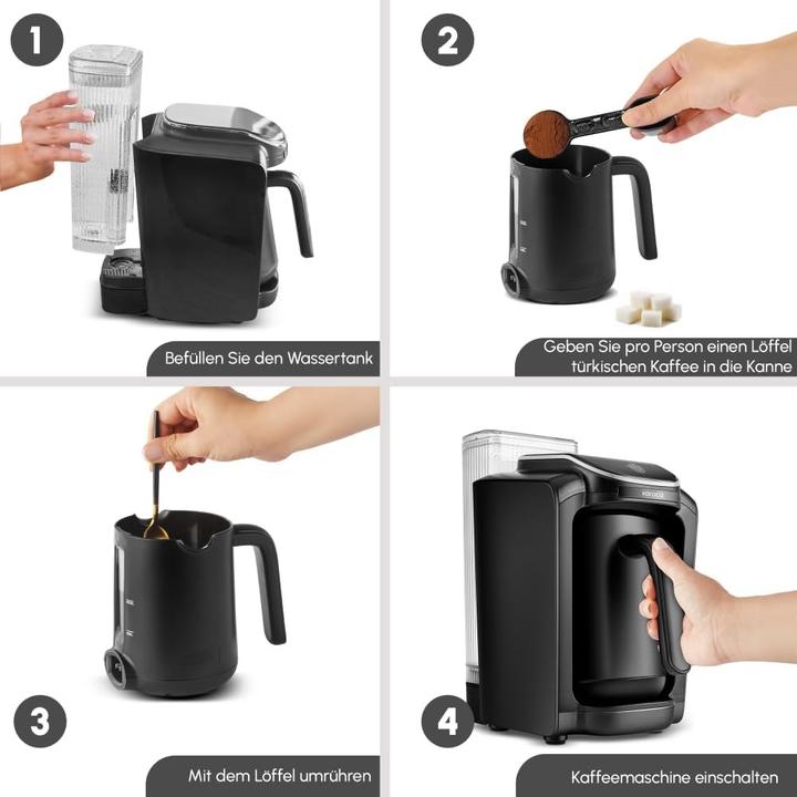 Productafbeelding Karaca Hatr Aqua Automatic Turkish Coffee Maker Black