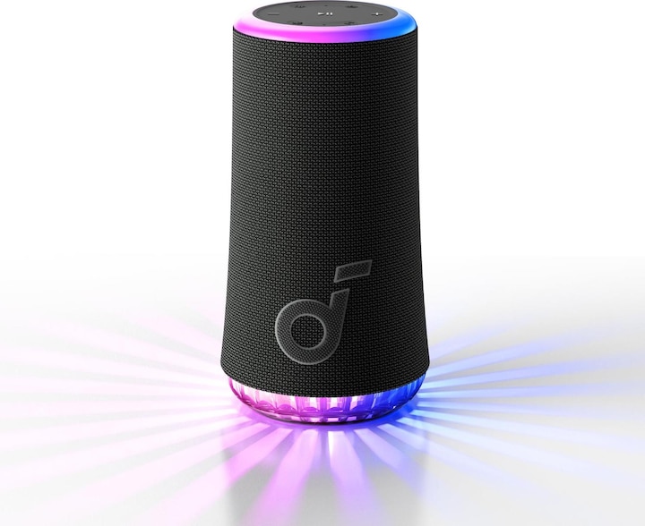 Immagine prodotto soundcore Głośnik Glow Czarny (18 h, Porta USB)