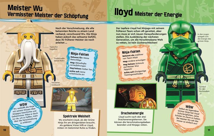 Actual product image LEGO® NINJAGO® Aufstieg der Drachen Der ultimative Ninja-Guide (German, Shari load, 2024)