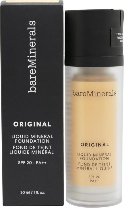 Actual product image Bare Minerals Bareminerals Original Liquid Mineral Foundation Spf20 Liquid Foundation 13 Golden Beige 30Ml (Golden Beige)