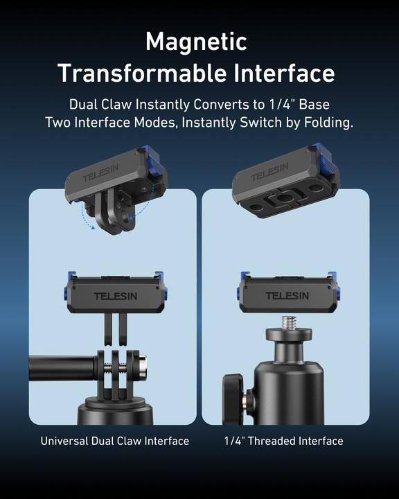 Image du produit Telesin Quick-Release Mount For DJI Osmo Action & Osmo 360