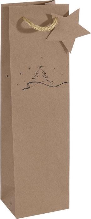 Produktbild Sigel 5 Flaschenbeutel Christmas tree Motiv 10.0 x 35.0 cm (Flaschentasche, 1 x)
