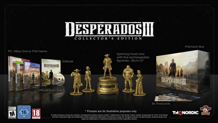 Actual product image THQ Desperados 3 - Collector's Edition (Xbox One X, Xbox Series X, EN, DE)