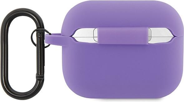 Actual product image Lacoste LCAP2SLOU AirPods Pro 2 fioletowy/parme Silicone Croc Logo (Headphone sleeve)