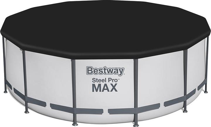 Produktbild Bestway ® Steel Pro MAX™ Frame Pool Kompl ett-Set 396 x 122 cm, rund (3960 x 1220 mm)