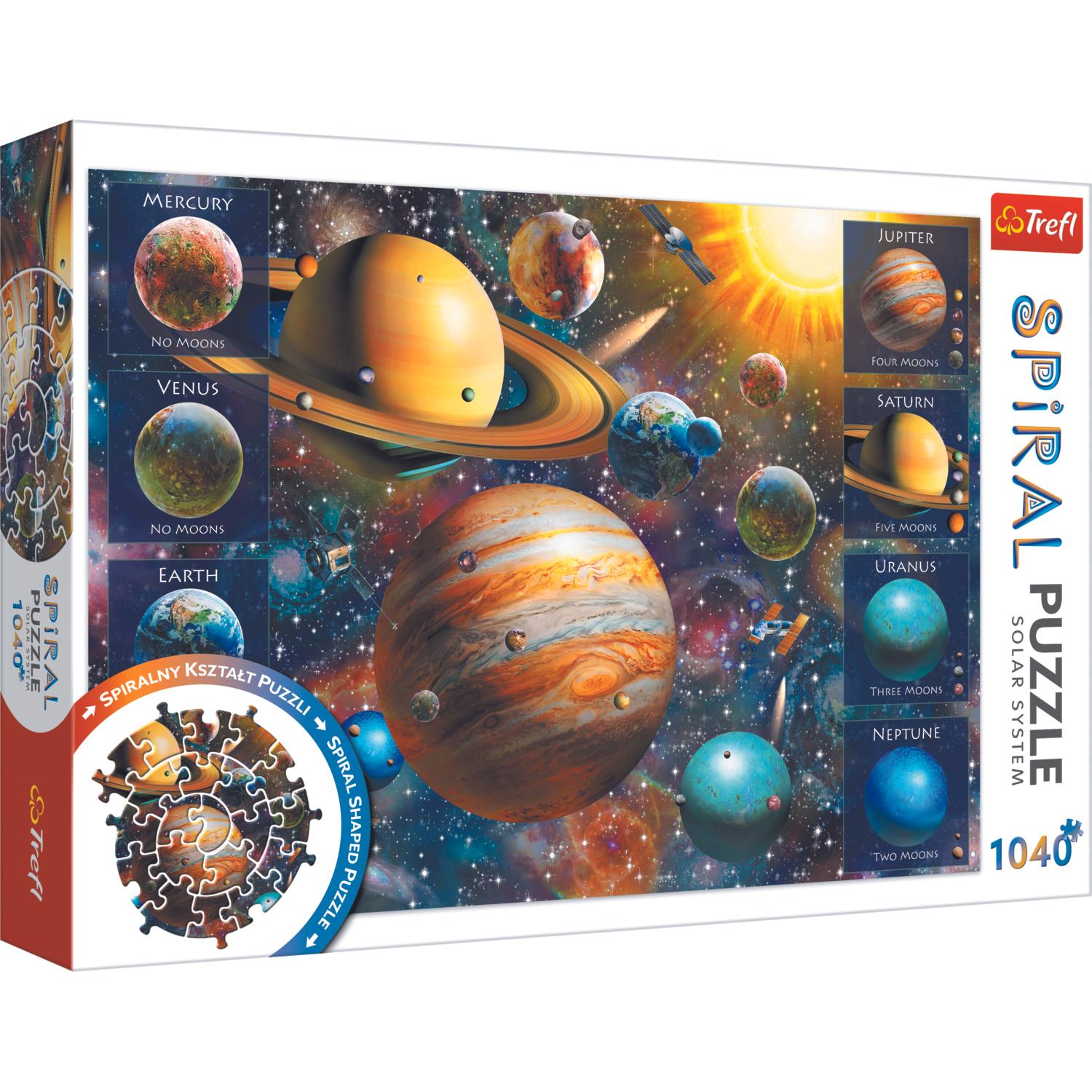 Trefl Spiralpuzzle Solar System 1040 Teile (1040 Teile)