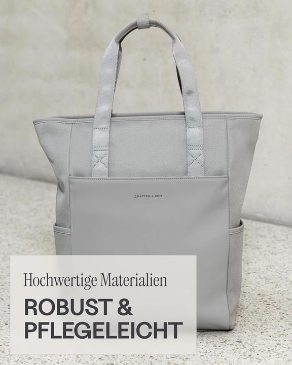 Produktbild Kapten & Son Laptoprugzak / Rugtas / Luiertas 15 Inch Vegan Lindby Grijs (18 l)