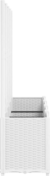 Image du produit vidaXL Bac à plantes avec treillis PP