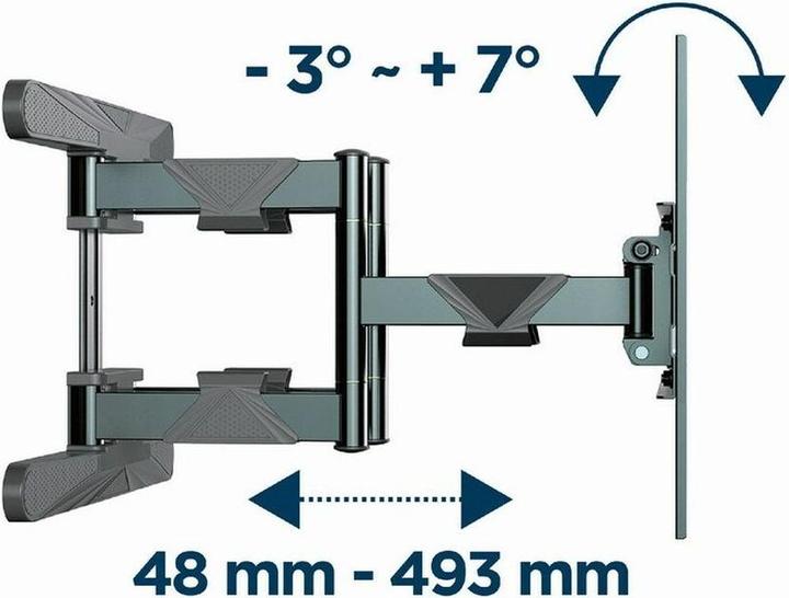 Produktbild Gembird Uchwyt ścienny do telewizora - regulowany 40-80inch do 50 kg (Wand)