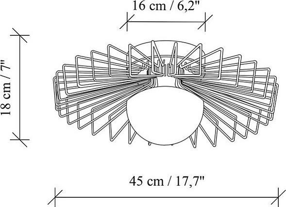 Actual product image Opviq Kaya Chandelier (G9)