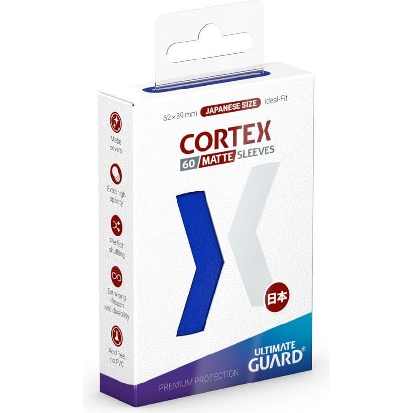 Ultimate Guard 60 pochettes Cortex Sleeves format japonais Bleu Mat