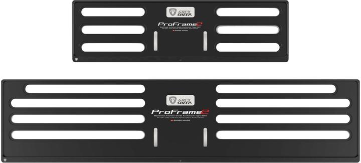 Produktbild Grey Sheep Nummerrahmen (Front + Heck, Langformat)