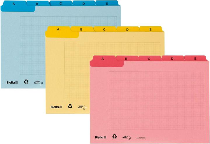 Image du produit Biella Fiches d'indexation A7 (A7, 25 x)