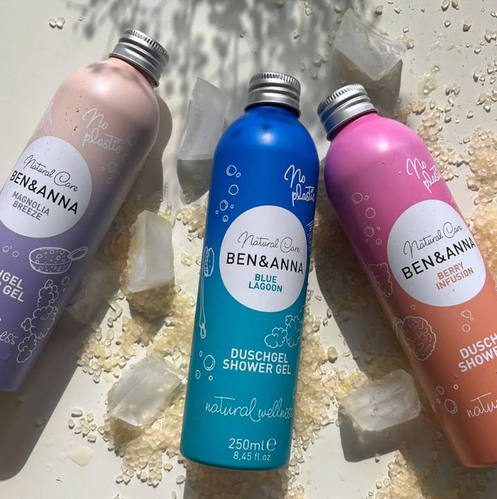 Image du produit Ben & Anna Shower Gel Berry - Natural Vegan Cosmetics (250 ml)