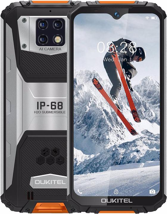 Oukitel WP6 (128 GB, Orange, Black, Silver, 6.30", Dual SIM, 4G)