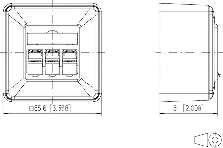 Produktbild Metz Connect C6Amodul 180°