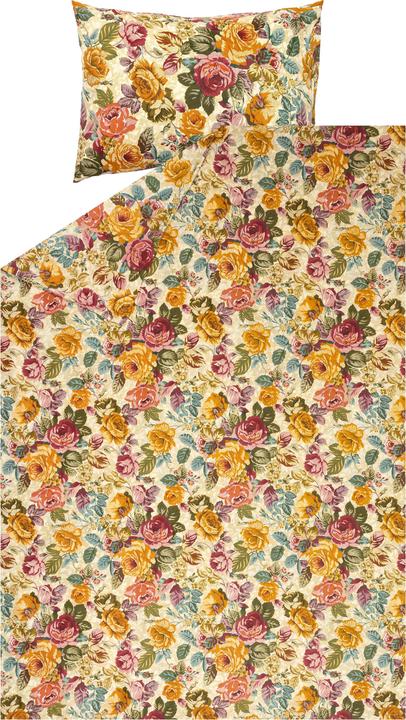 Domoletti BED COV SET COTTON FLOWERS KSL 140X200 (140 x 200 cm)