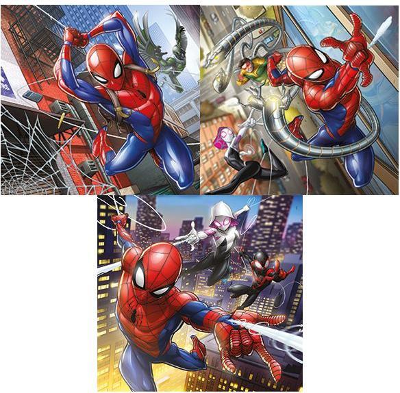 Productafbeelding Clementoni Spiderman puzzel 3x48st. (48 onderdelen)