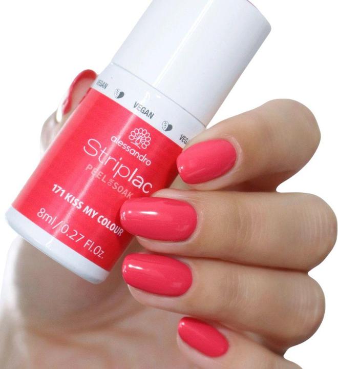 Immagine prodotto Alessandro Striplac Peel o Soak - 171 Kiss My Colour (171 Bacia il mio colore, Vernice UV gel)