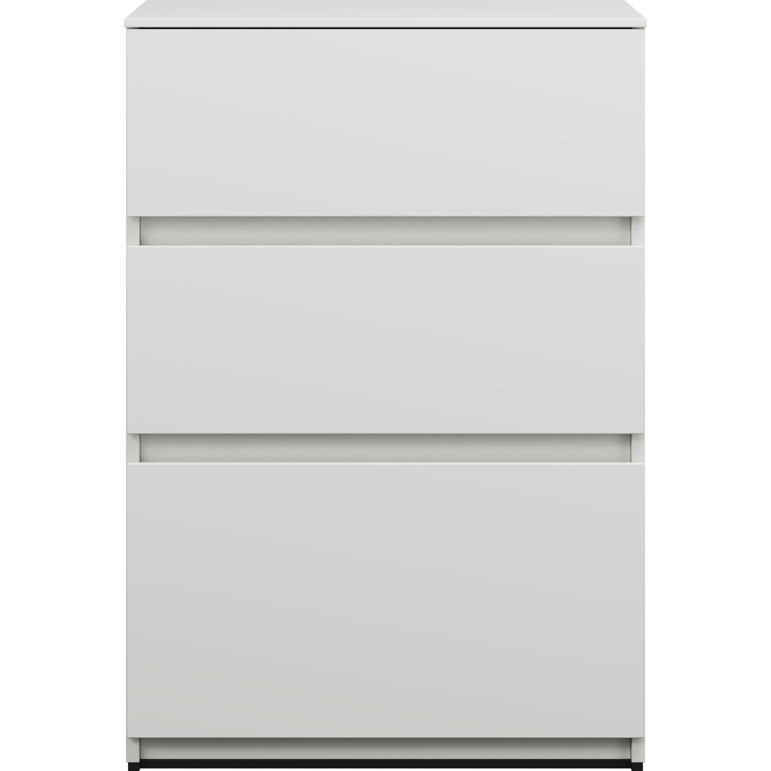 burgbad, Badezimmerschrank, Lin20 Unterschrank, 3 Auszüge in der Tiefe 407, 600x407x870mm, USIW060