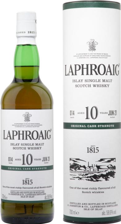 Produktbild Laphroaig 10 Year Old Cask Strength Batch 014 (Single Malt, Scotch Whisky)