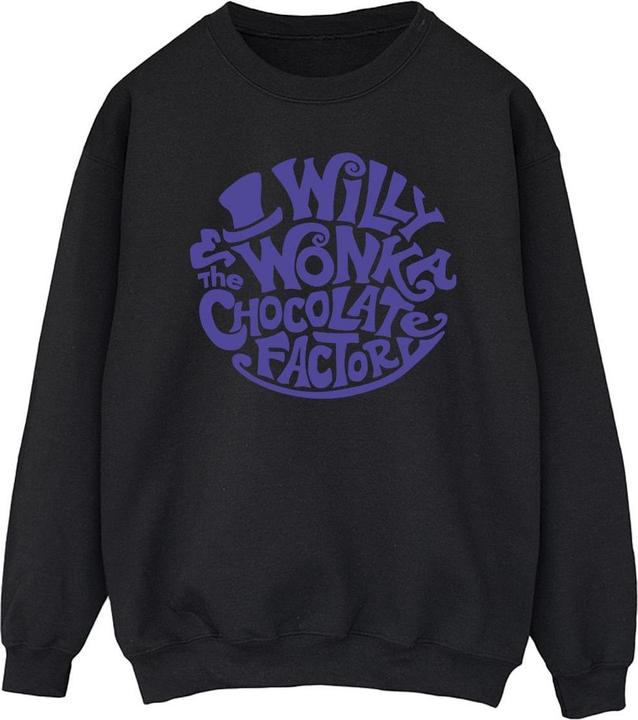Produktbild Willy Wonka & the Chocolate Factory Typed Logo Sweatshirt (M)