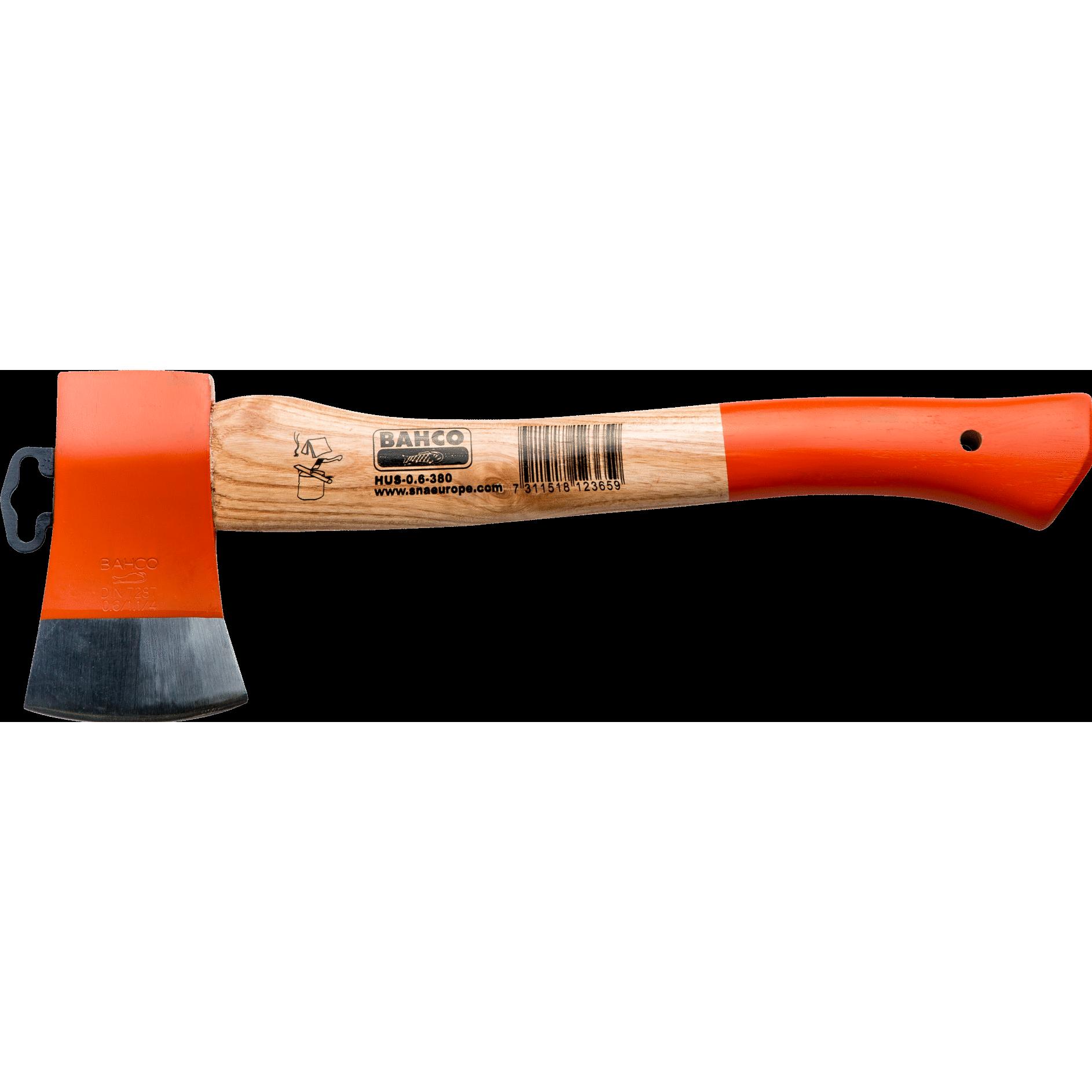 Irimo, Axt + Beil, Camping-Axt mit geschwungenem Eschenstiel und Yankee-Muster, 380 mm, 850 g