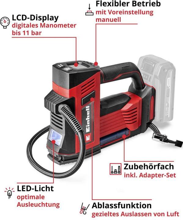 Actual product image Einhell CE-CC 18/23 D Li (11 bar)