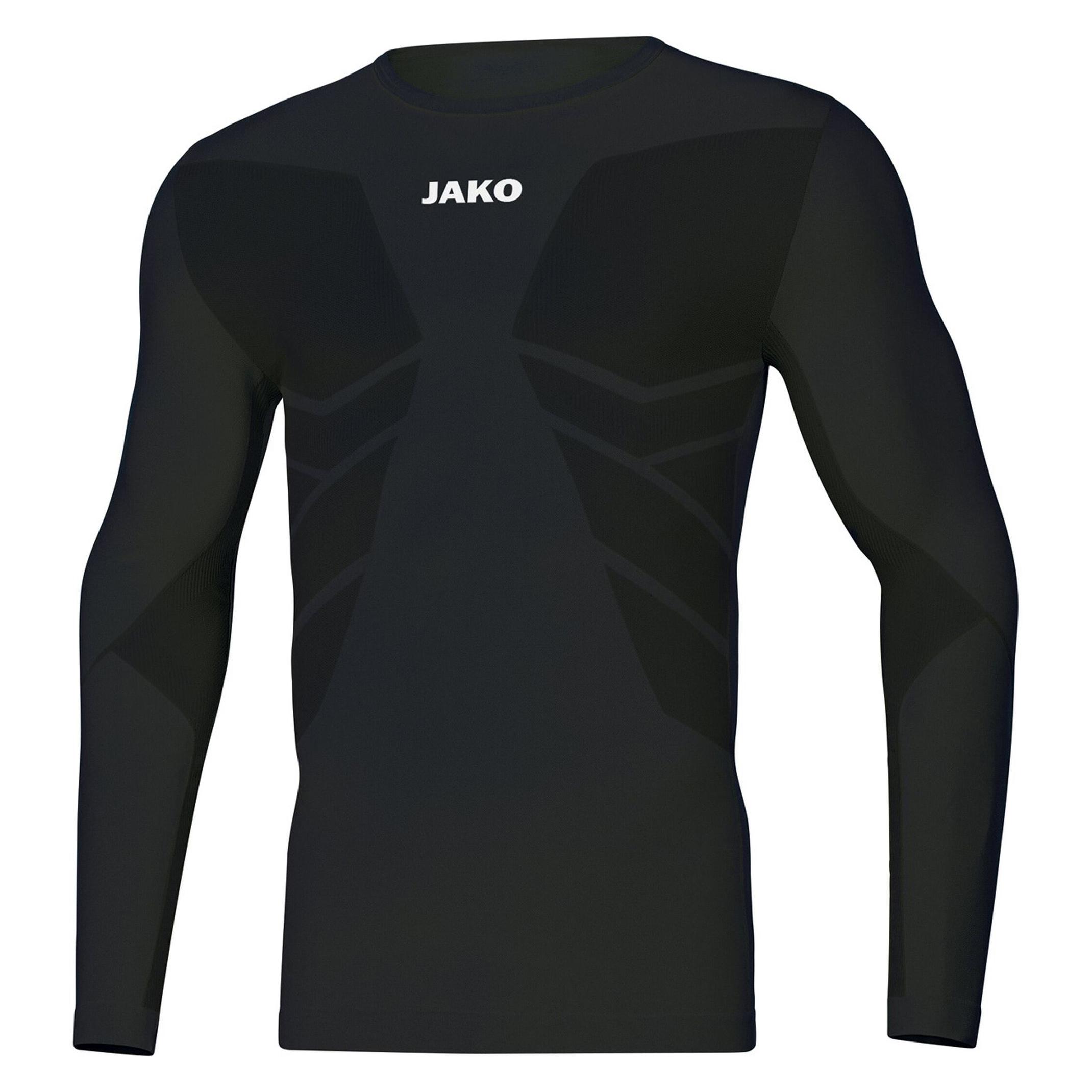 Jako, Herren, Funktionsshirt, Longsleeve Comfort 2.0 (Xl) (Xl), Schwarz, Xl